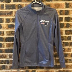 Majestic New England Patriots athletic running layering jacket, football, W’s M